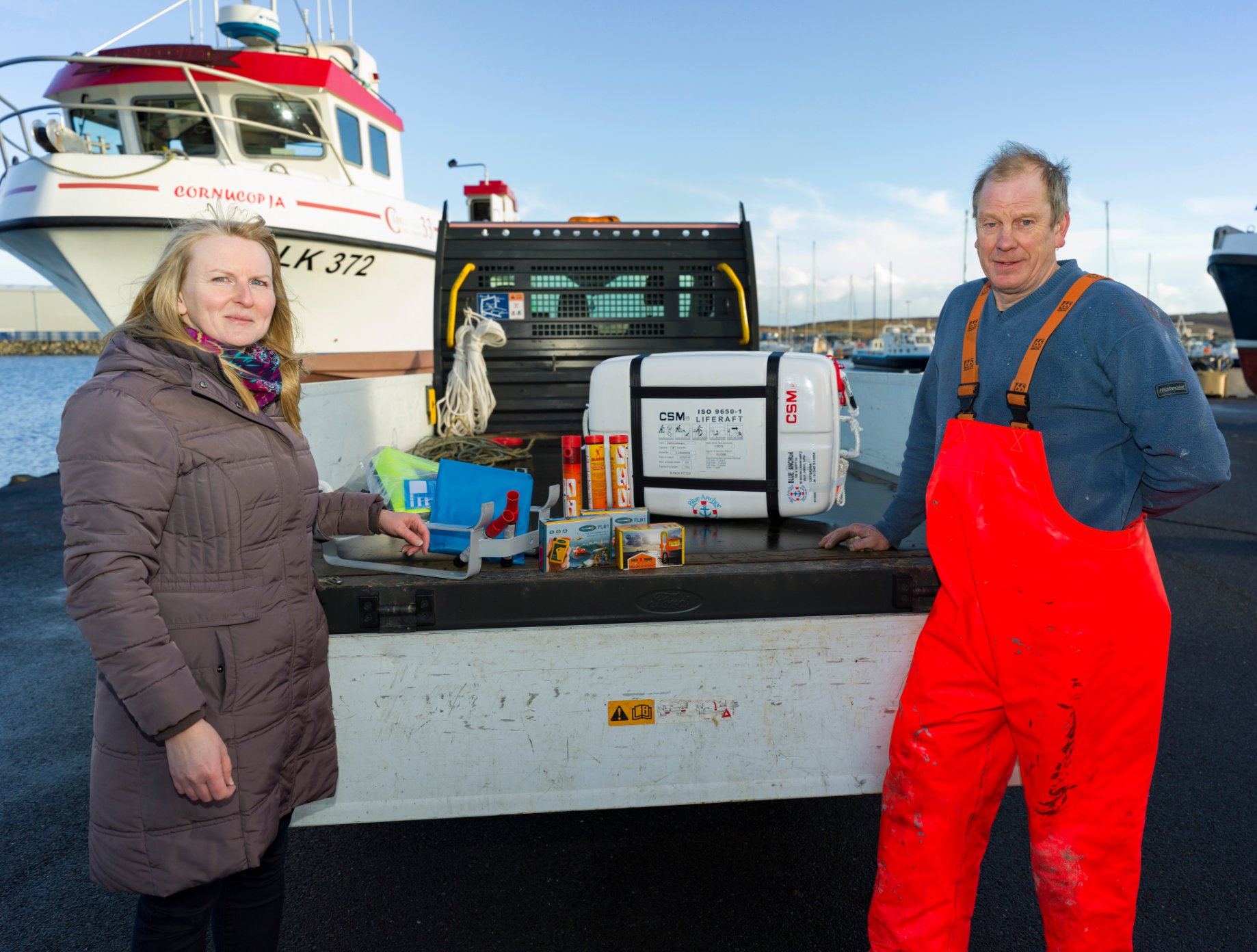 Safety equipment for inshore fleet The Shetland Fishermen