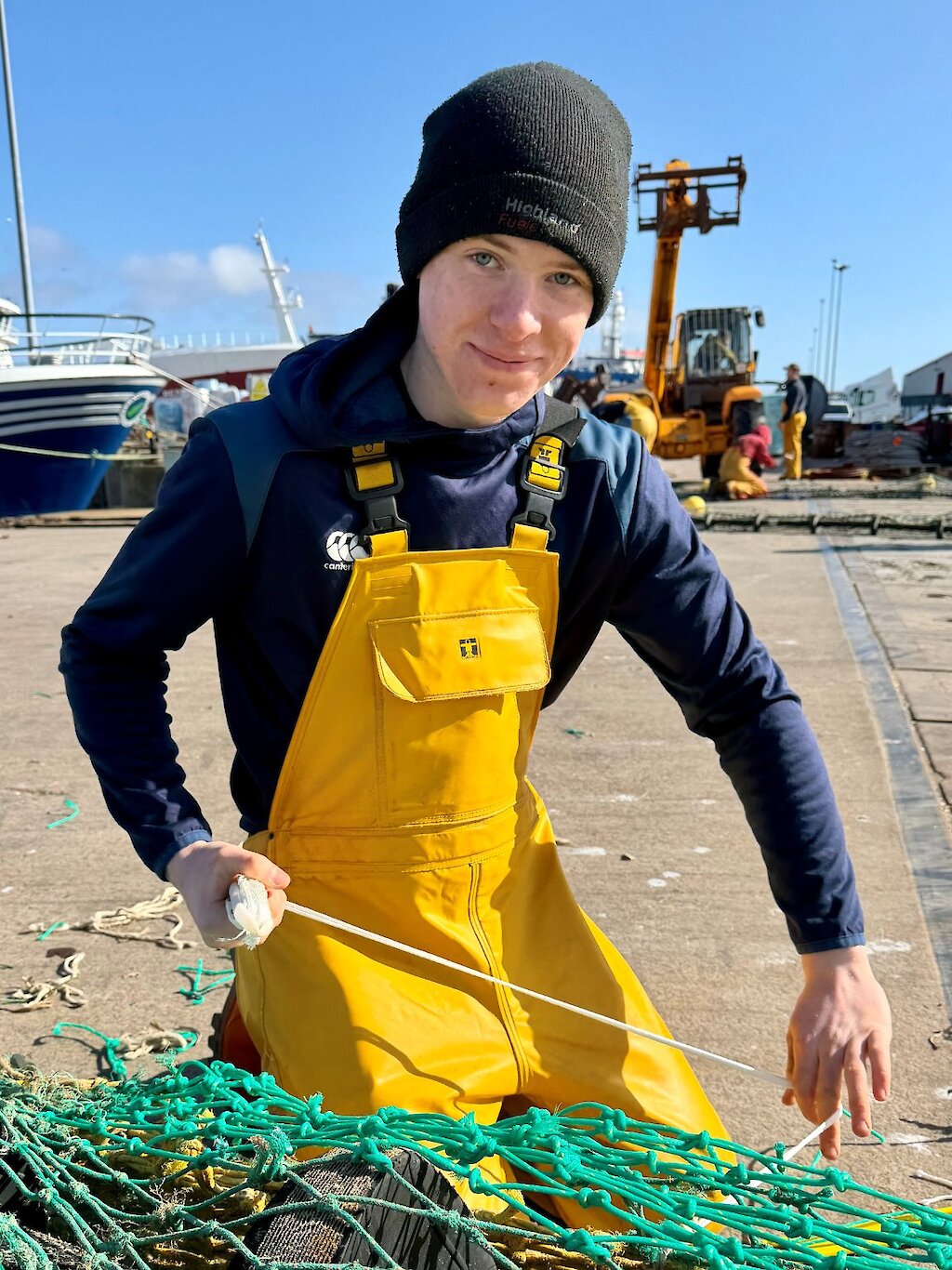 Lee Anderson,16, a new start on the Courageous LK470